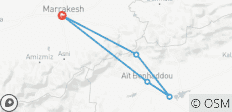  Marrakech et; Atlas 5* - 5 jours - 5 destinations 