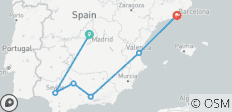  Spanien, Andalusien und die Städte am Mittelmeer - 6 Destinationen 
