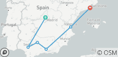  Spanje, Andalusië en de mediterrane steden - 6 bestemmingen 