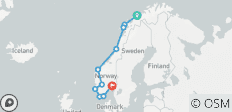  Polarkreis und Norwegens Hauptstadt: Reise von Tromsø nach Oslo - 10 Destinationen 