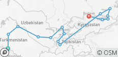  Zentralasien: Fünf Stans Express - 15 Destinationen 