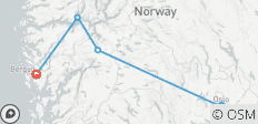  6-Tage-Sognefjord in Norwegen - 4 Destinationen 