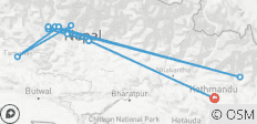  Annapurna Himalaya View Trek 8 Days - 13 destinations 