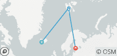  Drie Arctische eilanden: IJsland, Groenland, Spitsbergen - 5 bestemmingen 