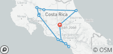  Costa Rica Entdeckungsreise - mit Dominical - 13 Destinationen 