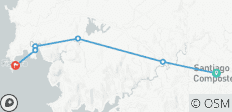  Jakobsweg von Santiago nach Fisterra (6 Tage) - 6 Destinationen 