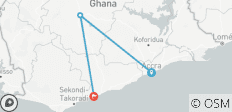  Ghana Kulturreise - 3 Destinationen 