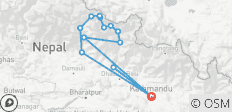  Manaslu Circuit Trekking - 14 destinations 