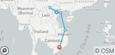  Charmantes Vietnam in 11 Tagen - 6 Destinationen 