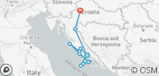  K227S Majestisches Kroatien von Split nach Plitvice und Zagreb - 12 Destinationen 