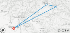  Masherbrum (K1) Basecamp Trekkingreise - 4 Destinationen 