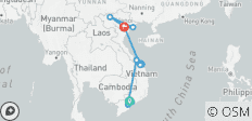  Ausführliche Vietnam Rundreise - 15 Tage - 11 Destinationen 