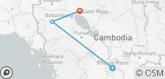  Kambodscha Entdeckungsreise in 10 Tagen - Privat geführte Rundreise - 3 Destinationen 