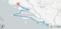  Zuidelijke Parels (dubrovnik Naar Split) Premium - 11 bestemmingen 