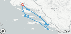  Bike Cruise Dalmatia South Premium Superior - 13 destinations 