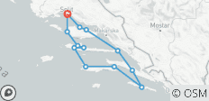  Bike Cruise Dalmatia South Traditional Ensuite - 13 destinations 
