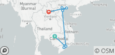  Essence of Indochina In 16 Days - Cambodia, Vietnam and Laos - 8 destinations 