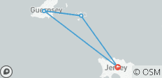  Jersey, Guernsey &amp; Sark | Channel Islands | Individual Cycling Trip - 8 Days (8 days) - 6 destinations 