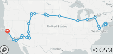  La gran Travesía Americana - 26 destinos 