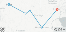  Onder de Toscaanse zon - van Siena naar Cortona (7 dagen) - 5 bestemmingen 