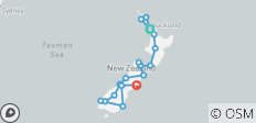  22 Tage Natürlich Neuseeland - 2023/2024 - max 9 Personen, deutschsprachig geführte Kleingruppenreise - 17 Destinationen 