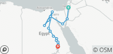  Jerusalem und die Geheimnisse des ägyptischen Nils - 15 Destinationen 