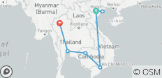  Signatur von Südostasien: Vietnam, Kambodscha und Thailand - 7 Destinationen 