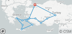  Brise turque et 4 nuits Iconic Aegeans - 14 jours - 16 destinations 