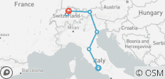  7 días de Italia y Suiza clásicas - 7 destinos 