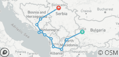  Capitals of Balkan - 12 destinations 