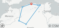  11-daagse Algerije familiereis op maat met 4-sterren hotel, dagelijks vertrek &amp; privégids - 7 bestemmingen 