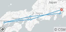  Japan 360°: Tokio, Kyoto, Hiroshima und Osaka Entdeckungsreise - 7 Destinationen 