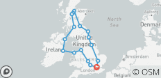  10-daagse Verenigd Koninkrijk en Ierland - 17 bestemmingen 