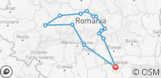  Circuit privé de 4 jours des châteaux de Transylvanie au départ de Bucarest - 14 destinations 