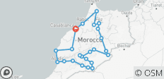  Marokko Highlights ab Casablanca - 14 Tage - 24 Destinationen 
