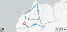  Marokko-rondreis van 9 dagen vanuit Marrakech - 12 bestemmingen 