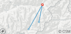  Caminar por la región del Cervino del Valais - Premium - 5 destinos 