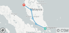  Kuala Lumpur und Penang Höhepunkte - 7 Destinationen 
