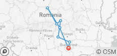  Circuito privado de 5 días por Rumanía con recogida en el aeropuerto, temática Wednesday y Drácula - 9 destinos 