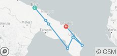  Apulien | Italien | Geführte Radreise - 7 Destinationen 