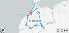  Circuit Totalement Marocain au départ de Fès - 15 destinations 