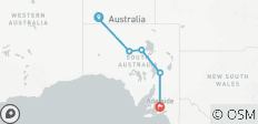  8-Day Uluru to Adelaide Tour - 7 destinations 