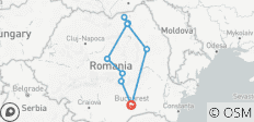  Transilvania y los Monasterios Pintados de Bucovina (4 días, desde Bucarest) - 9 destinos 