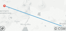  Ga mee met onze Voordeligste Gedeelde Groepsdagtour naar de Ngorongorokrater vanuit Arusha - 2 bestemmingen 