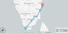  Circuito a Tamil Nadu en tren - 9 días - 7 destinos 