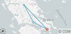  Klassisches Griechenland: Athen, Delphi &amp; Meteora - 4 Destinationen 