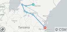  Serengeti, Masai Mara, Crater and Zanzibar 12 days/13 Nights - 7 destinations 