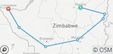  Verken Zimbabwe - 12 dagen - 7 bestemmingen 