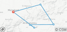  Zomertrektocht Van de Vallei van het Geluk naar de Rozenvallei (11 dagen) - 6 bestemmingen 