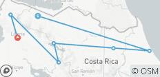  Costa Rica Öko Abenteuerreise (ab Liberia) - 10 Tage - 7 Destinationen 